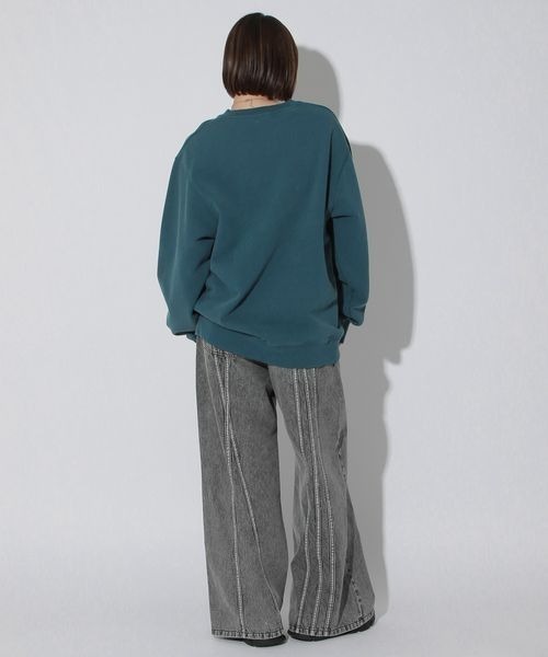 Anui（アニュイ）の「【UNISEX/3サイズ展開】バックラインデニム（デニムパンツ・レディース・ブルー/ブラック・SMALL/MEDIUM/LARGE）」の9枚目の写真