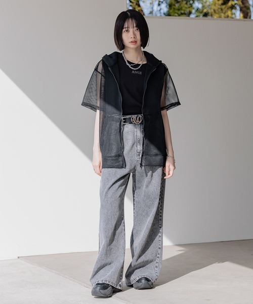 セール】【UNISEX/3サイズ展開】バックラインデニム（デニム