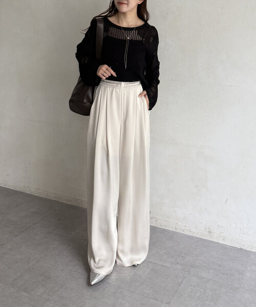 Discoat - ◎新品◎ ジャガードメッシュニット 大きめサイズ