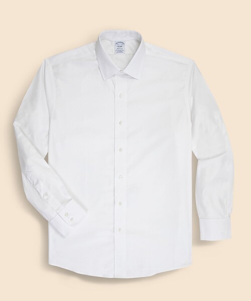 BROOKS BROTHERS(ブルックスブラザーズ)の「スーピマコットン ストレッチツイル ドレスシャツ Regular Fit(ビジネスシャツ・メンズ・ホワイト・16 1/2-34/16 1/2-32/16-34/15 1/2-34/15 1/2-32/16-33/15-32/17-34/14 1/2-31/14 1/2-32/15-31/15-33/15-34/15 1/2-31/15 1/2-33/16-31/16-32/16 1/2-33/17-32/17-33/17 1/2-33)」の4枚目の写真