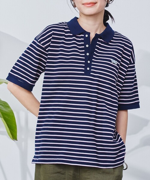 coen(コーエン)の「PENNEYS(ペニーズ)別注 ポロシャツ(ポロシャツ・レディース・ナチュラル/その他4/ブラック/ピンク/その他1/その他2/その他3・M/L)」の7枚目の写真