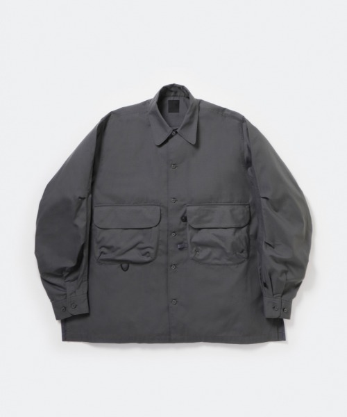 トップス daiwapier39TECH SPORTS OPEN COLLAR SHIRT Daiwa Pier39 - Tech Sports Open Collar Shirt L/S - Nova