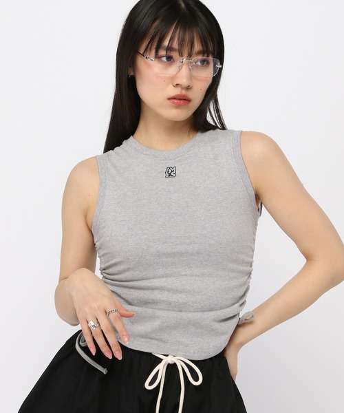 AMESWORLDWIDE（アメスワールドワイド）の「AMES WORLDWIDE ／スモールロゴキャミ（タンクトップ・レディース・ホワイト/グレー/ブラック・FREE）」の3枚目の写真