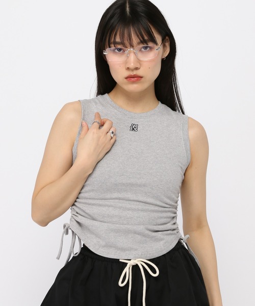 AMESWORLDWIDE（アメスワールドワイド）の「AMES WORLDWIDE ／スモールロゴキャミ（タンクトップ・レディース・ホワイト/グレー/ブラック・FREE）」の17枚目の写真