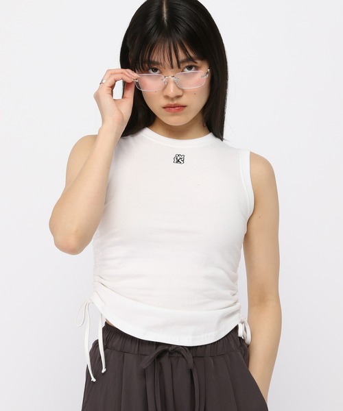 AMESWORLDWIDE（アメスワールドワイド）の「AMES WORLDWIDE ／スモールロゴキャミ（タンクトップ・レディース・ホワイト/グレー/ブラック・FREE）」の22枚目の写真