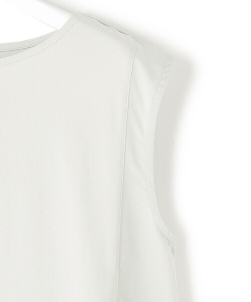 J.PRESS YORK STREET(ジェイプレスヨークストリート)の「【WOMEN】ファブリックポイント ノースリーブプルオーバー(Tシャツ/カットソー・レディース・ブラック系/ライトグリーン系/スカイブルー系/ホワイト系・F)」の11枚目の写真