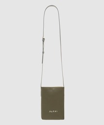 MARNI ★ ロゴ レザー ショルダーバッグ / カーキ MARNI|マルニのショルダーバッグ(グリーン・カーキ/緑色系