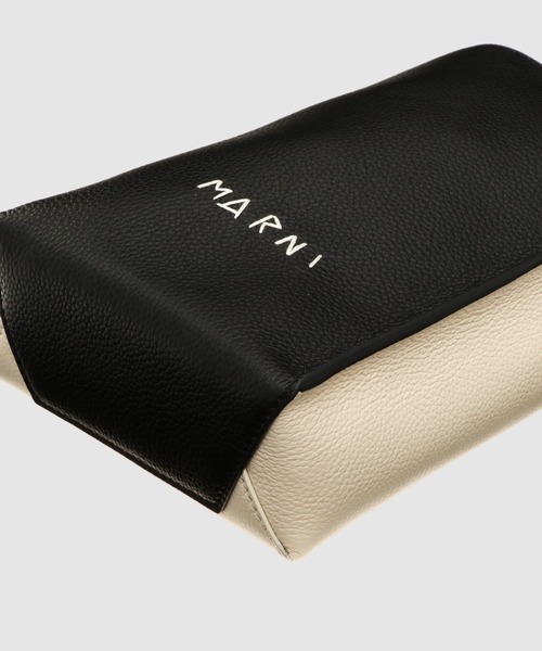 MARNI（マルニ）の「MENDING CALF LEATHER / クロスボディバッグ（ショルダーバッグ・レディース・ブラック系その他・ONE SIZE）」の7枚目の写真