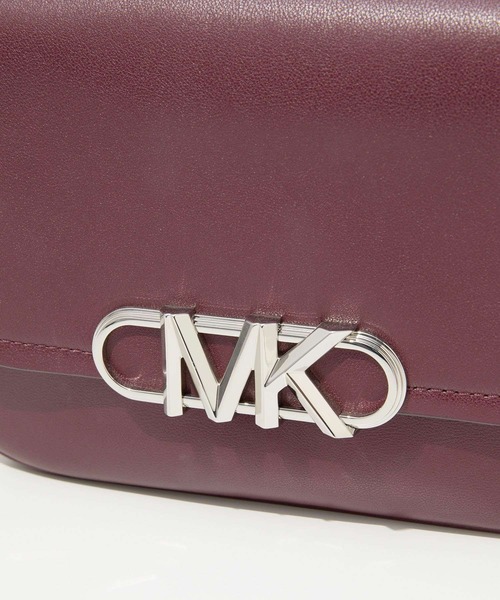MICHAEL KORS(マイケルコース)の「MICHAEL KORS Parker Medium Leather Shoulder Bag マイケルコース パーカー ミディアム レザーショルダーバッグ(ショルダーバッグ・レディース・バーガンディー・FREE)」の5枚目の写真