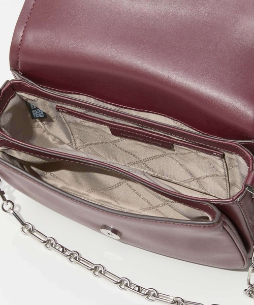 MICHAEL KORS(マイケルコース)の「MICHAEL KORS Parker Medium Leather Shoulder Bag マイケルコース パーカー ミディアム レザーショルダーバッグ(ショルダーバッグ・レディース・バーガンディー・FREE)」の8枚目の写真