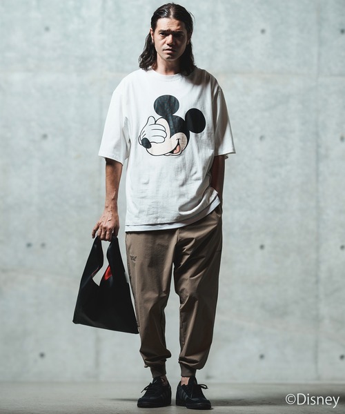 GLIMCLAP（グリムクラップ）の「mt9696- Printed T-shirtr-Mickey Mouse- 【ミッキー】プリントTシャツ（Tシャツ/カットソー・メンズ・スミクロ/レッド/オフホワイト・S/M/L）」の20枚目の写真