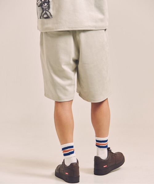 GALLIS ADDICTION（ガリスアディクション）の「GA SUEDE LOGO SHORTS（その他パンツ・メンズ・ブラック/ライトグレー・M/L）」の12枚目の写真