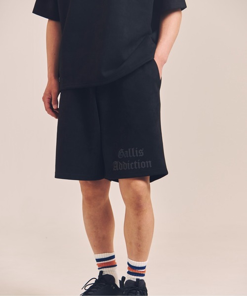 GALLIS ADDICTION（ガリスアディクション）の「GA SUEDE LOGO SHORTS（その他パンツ・メンズ・ブラック/ライトグレー・M/L）」の17枚目の写真