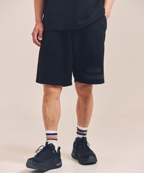 GALLIS ADDICTION（ガリスアディクション）の「GA SUEDE LOGO SHORTS（その他パンツ・メンズ・ブラック/ライトグレー・M/L）」の18枚目の写真