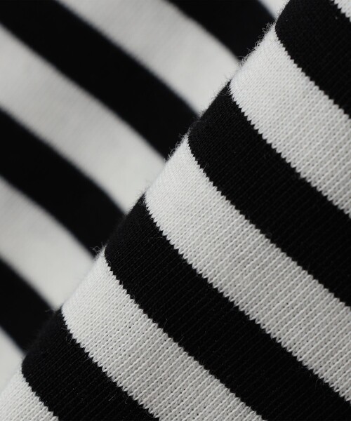 UNIVERSAL OVERALL（ユニバーサルオーバーオール）の「【SHIPS any別注】UNIVERSAL OVERALL: WINDY Jr. ワッペン ボーダー Tシャツ <KIDS>（Tシャツ/カットソー・キッズ・ブルー/ピンク/グリーン/ブラック・110/120/130/140/150）」の13枚目の写真