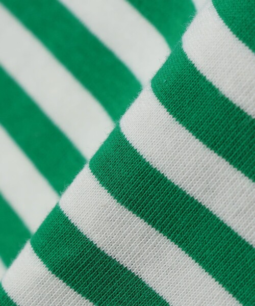 UNIVERSAL OVERALL（ユニバーサルオーバーオール）の「【SHIPS any別注】UNIVERSAL OVERALL: WINDY Jr. ワッペン ボーダー Tシャツ <KIDS>（Tシャツ/カットソー・キッズ・ブルー/ピンク/グリーン/ブラック・110/120/130/140/150）」の15枚目の写真