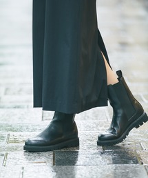 新品未使用！リヴドロワ　ブラック サイドゴアブーツ ブランド古着】RIVE DROITE｜リヴドロワのシューズ（ブラック/黒色系