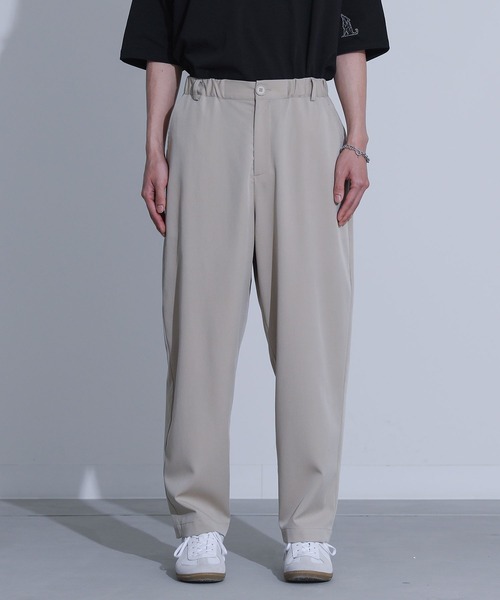 MDR（エムディアール）の「『イージーテーパードパンツ』（チノパンツ・メンズ・グレイッシュベージュ/ブラック・M/L）」の17枚目の写真