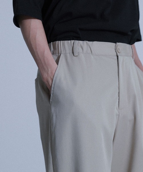 MDR（エムディアール）の「『イージーテーパードパンツ』（チノパンツ・メンズ・グレイッシュベージュ/ブラック・M/L）」の20枚目の写真