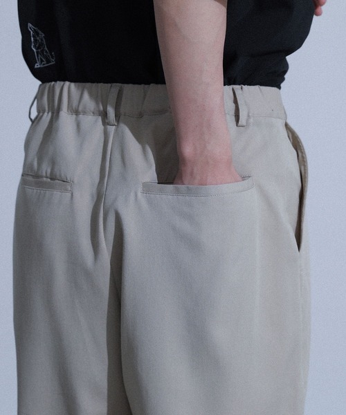 MDR（エムディアール）の「『イージーテーパードパンツ』（チノパンツ・メンズ・グレイッシュベージュ/ブラック・M/L）」の21枚目の写真