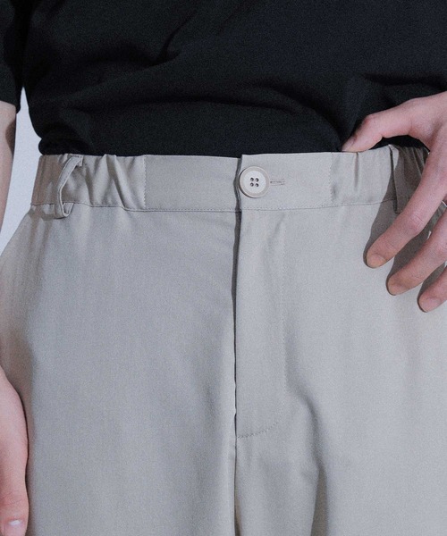 MDR（エムディアール）の「『イージーテーパードパンツ』（チノパンツ・メンズ・グレイッシュベージュ/ブラック・M/L）」の10枚目の写真