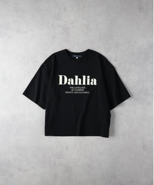 Right-on（ライトオン）の「HONEYSUCKLE ROSE(ハニーサックルローズ)【レディース】プリントビッグＴシャツ（Tシャツ/カットソー・レディース・オフホワイト/ベージュ/ブラック・L/M）」の3枚目の写真