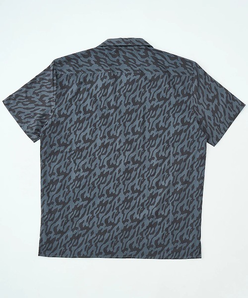 RVCA(ルーカ)の「RVCA メンズ 【UTILITY】 BLOCK SHIRTS 半袖シャツ 【2025年夏モデル】/ルーカ水陸両用セットアップ対応撥水速乾塩素対応UVケア半袖ボーリングシャツ(シャツ/ブラウス・メンズ・ブラック/グレー系その他/キャメル・SMALL/X-LARGE/MEDIUM/LARGE)」の12枚目の写真