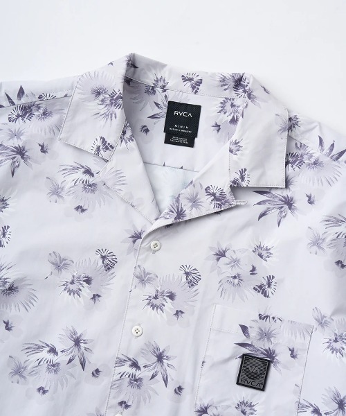 RVCA(ルーカ)の「RVCA メンズ 【UTILITY】 BLOCK SHIRTS 半袖シャツ 【2025年夏モデル】/ルーカ水陸両用セットアップ対応撥水速乾塩素対応UVケア半袖ボーリングシャツ(シャツ/ブラウス・メンズ・ブラック/グレー系その他/キャメル・SMALL/X-LARGE/MEDIUM/LARGE)」の11枚目の写真