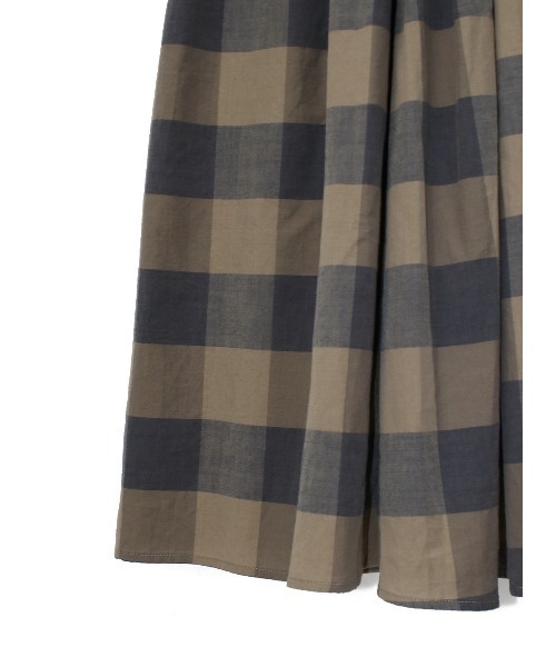 COEL（コエル）の「モチーフ刺繍チェックワンピース（ワンピース・レディース・ネイビー/パープル・36/38）」の21枚目の写真