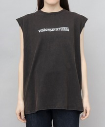 VISION STREET WEAR | ビッグシルエット ヴィンテージロゴ ノースリーブTシャツ(Tシャツ/カットソー)