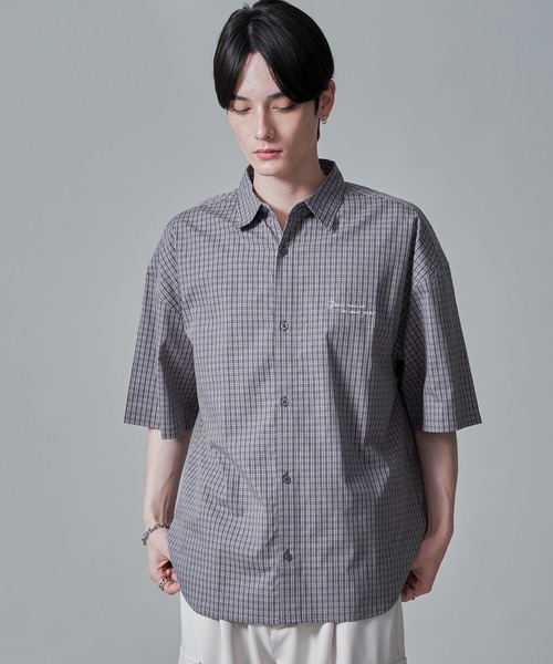 BROWNY（ブラウニー）の「BROWNY/ワンポイントチェックシャツ（シャツ/ブラウス・メンズ・その他1/その他2・MEDIUM/LARGE）」の2枚目の写真