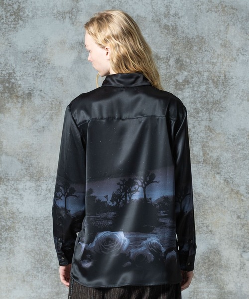 glamb（グラム）の「Hidden Valley Shirt / ヒドゥンバレーシャツ（シャツ/ブラウス・メンズ・ネイビー/ブラック・S/M/L）」の7枚目の写真