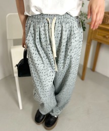 mebole（メボレ）の「Pure flower ルーズワイドパンツ（スウェットパンツ）」