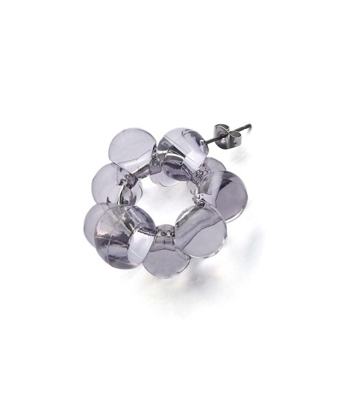 marjour（マージュール）の「CLEAR PIERCE（ピアス（両耳用）・レディース・クリア/グレー・FREE）」の10枚目の写真