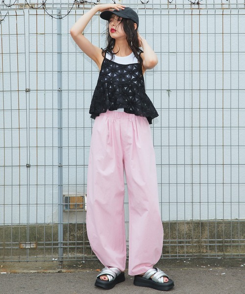 Narcissus（ナルシス）の「【Narcissus】フラワーキャミソール（キャミソール・レディース・ホワイト/ブラック・FREE）」の10枚目の写真