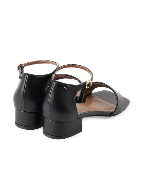 Dessin（デッサン）の「スクエアトゥストラップサンダル（サンダル・レディース・ブラウン系その他/ブラック/シルバー・45/40/35）」の5枚目の写真