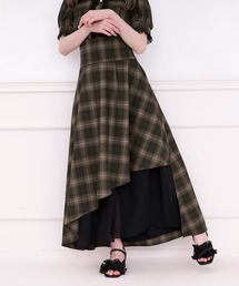 【SET着用可能】アシメロングスカート