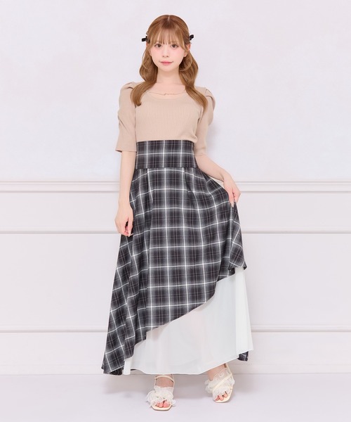 apres jour(アプレジュール)の「【SET着用可能】アシメロングスカート(スカート・レディース・ブラック/ブラウン系その他/ブラック系その他・X-LARGE/フリー)」の19枚目の写真