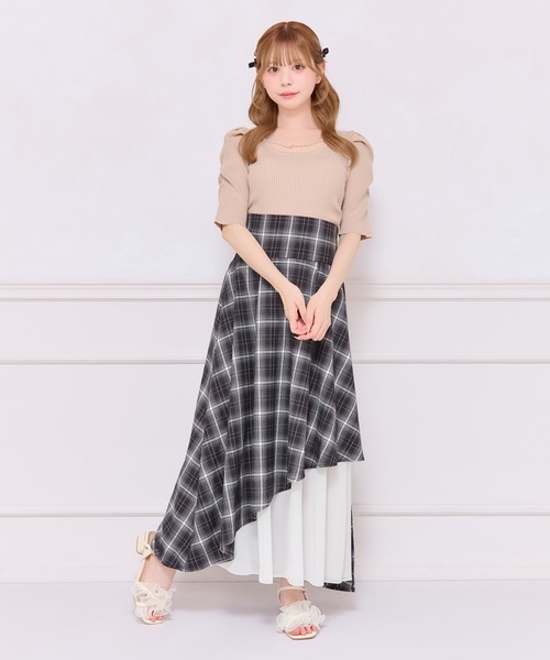 apres jour(アプレジュール)の「【SET着用可能】アシメロングスカート(スカート・レディース・ブラック/ブラウン系その他/ブラック系その他・X-LARGE/フリー)」の20枚目の写真