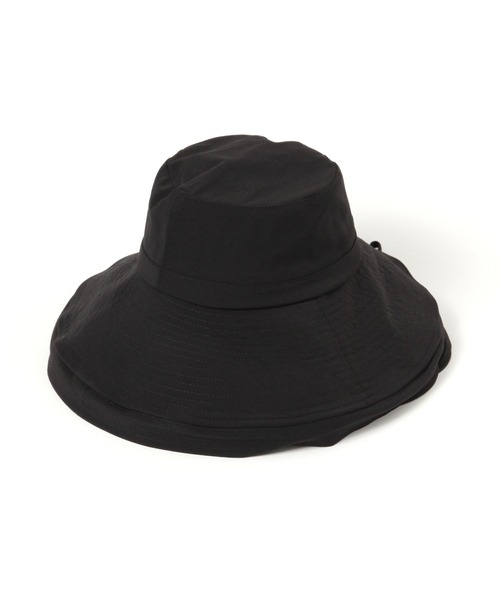 LAKOLE（ラコレ）の「UVワイドブリムハット / 319881（ハット・レディース・オフホワイト/ブラック・FREE）」の6枚目の写真