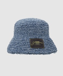 GANNI(Kj[)Denim Handknit Bucket Hat(nbg)