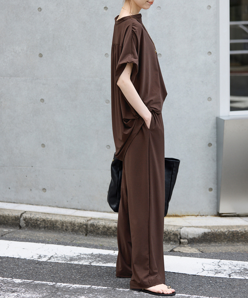 SLOBE IENA セットアップ SLOBE IENA｜《2枚セット》カットジョーゼットセットアップ