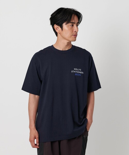 「UNITED ARROWS」 半袖Tシャツ - ネイビー レディース UNITED ARROWS tシャツ リブバイカラーパイピング ショート