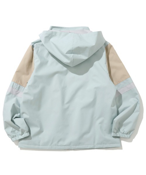 KRIFF MAYER Kid's Collection(クリフメイヤーキッズコレクション)の「【撥水・耐風・フードがしまえる】切替撥水ジャケット(ナイロンジャケット・キッズ・カーキ/ベージュ/ネイビー/サックスブルー・170/150/140/130/120/160)」の17枚目の写真