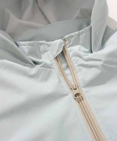 KRIFF MAYER Kid's Collection(クリフメイヤーキッズコレクション)の「【撥水・耐風・フードがしまえる】切替撥水ジャケット(ナイロンジャケット・キッズ・カーキ/ベージュ/ネイビー/サックスブルー・170/150/140/130/120/160)」の22枚目の写真