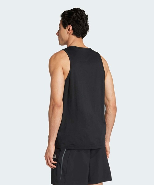 adidas（アディダス）の「クライマクール カテゴリー トレーニング グラフィック タンク / アディダス adidas（タンクトップ・メンズ・ブラック・LARGE/XX-LARGE/MEDIUM/X-SMALL/SMALL/XX-SMALL/X-LARGE/3XL）」の6枚目の写真