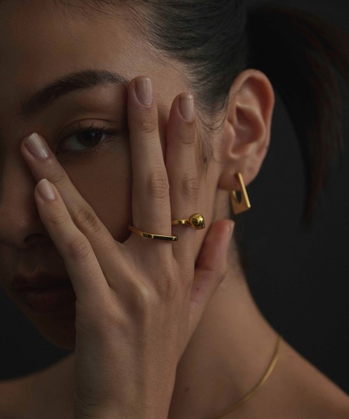 CENE（セネ）の「【CENE】セネ/クオードボールリング（リング・レディース・ゴールド/シルバー・#9/#13/#11）」の5枚目の写真