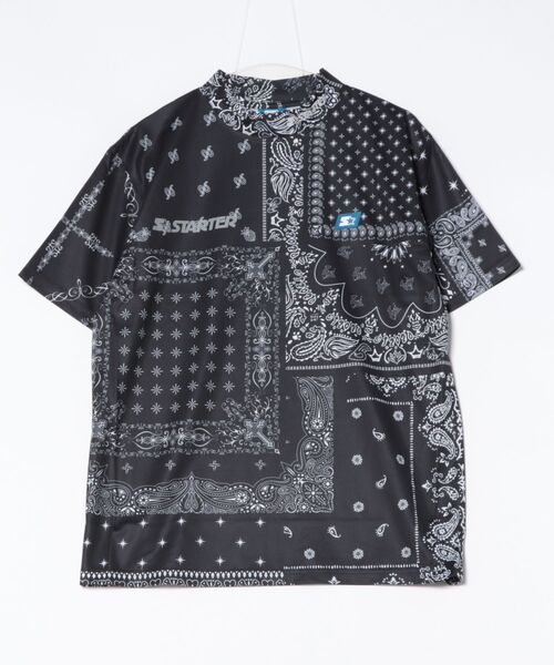 B.I.D.(ビーアイディー)の「《STARTER GOLF》スターターゴルフ BANDANA MOCK NECK TEE モックネック Tシャツ SG-123004(Tシャツ/カットソー・メンズ・レッド/ネイビー/ブラック・L/M)」の4枚目の写真