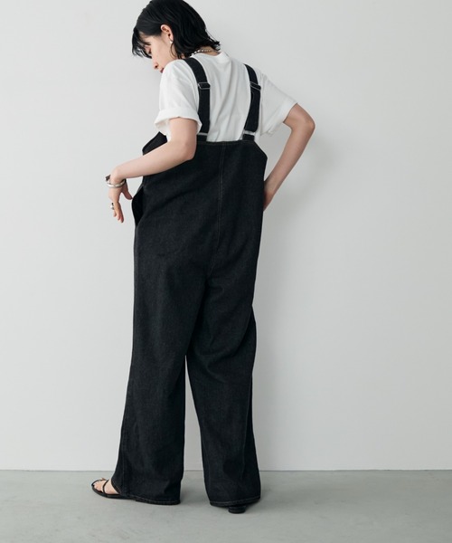 フロントZIPサロペット（サロペット/オーバーオール）｜Shelly island