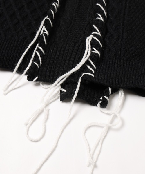 DISCOVERED（ディスカバード）の「Nordic Collage Sweater（ニット/セーター・メンズ・ブラック・FREE）」の5枚目の写真